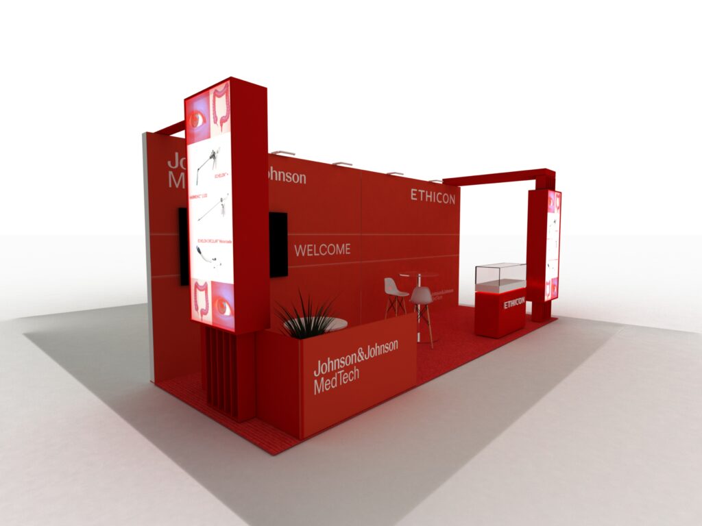 Delta Stands diseño en 3d